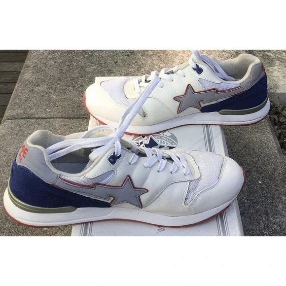 A Bathing Ape Low Top Bapestas - Picture 3 of 6